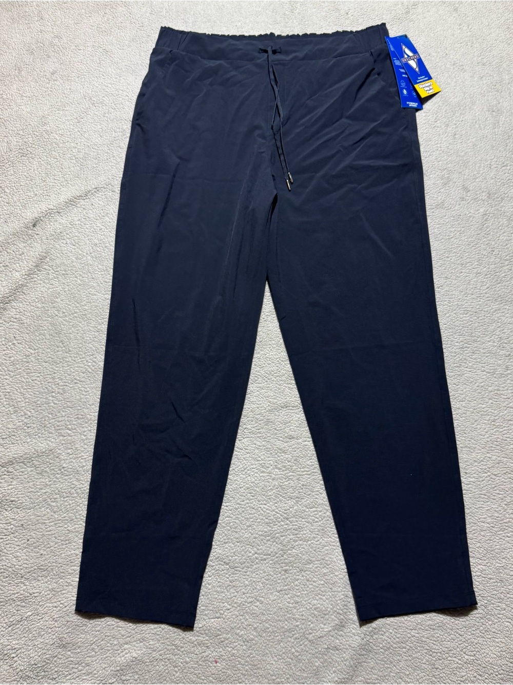 Sketchers Pants Mens Large Slip In Black 4 Way Stretch UPF 40+ Breathable NEW